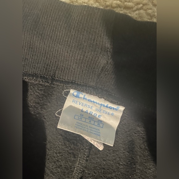 CHAMPION REVERSE WEAVE SWEATPANTS SZ. LARGE BLACK - Picture 3 of 4